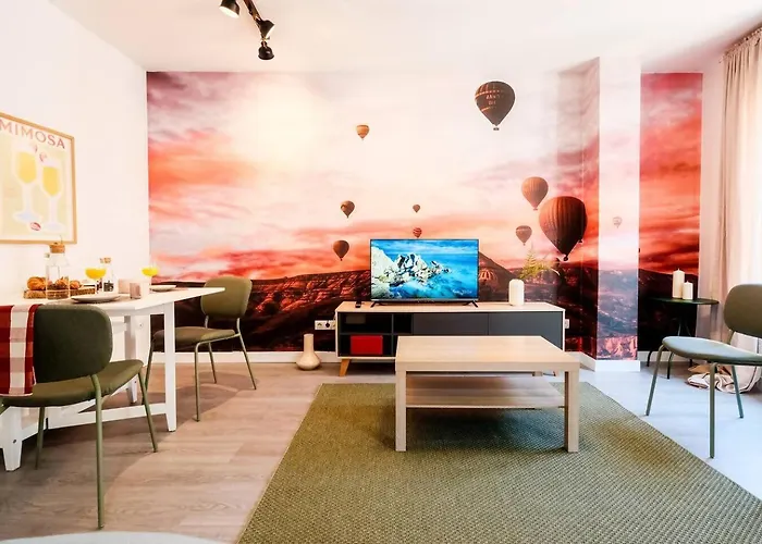 Balloon House Casco Antiguo Wifi 4 Pax Nespresso 사라고사